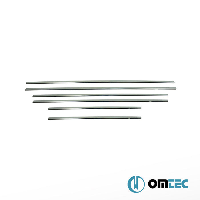 Cam Çıtası 6 Prç. Paslanmaz Çelik (Parlak) - Land Rover Range Rover Sport - SUV L320 - (2005 - 2013)