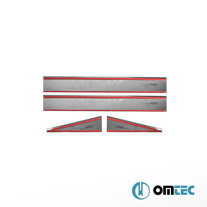 Norm Kapı Eşiği 4 Prç. Paslanmaz Çelik (Parlak) - Land Rover Freelander - SUV L359 - (2006 - 2014)