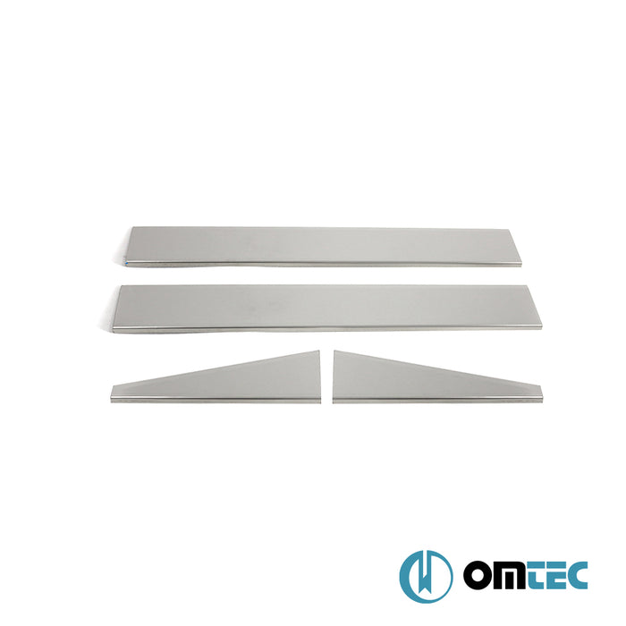 Norm Kapı Eşiği 4 Prç. Paslanmaz Çelik (Taşlı) - Land Rover Freelander - SUV L359 - (2006 - 2014)