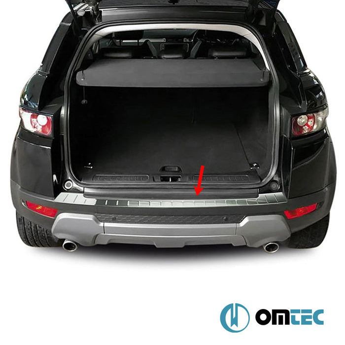 Arka Tampon Eşiği Paslanmaz Çelik (Parlak) - Land Rover Range Rover Evoque - SUV L538 - (2011 - 2018)