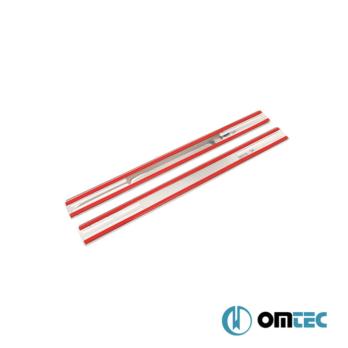 Kapı Eşiği (Exclusive) 2 Prç.Paslanmaz Çelik - Renault Clio - HB 5D BB - (1999 - 2006)