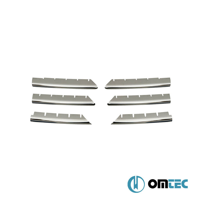 Ön Panjur 6 Prç. P.Çelik (Parlak) - Renault Megane - SW II - (2002 - 2009)