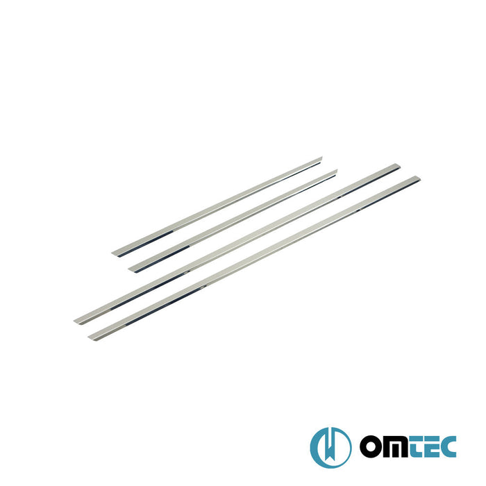 Deco Yan Kapı Çıtası 4 Prç. Paslanmaz Çelik (Parlak) - Renault Megane - SD II - (2002 - 2009)