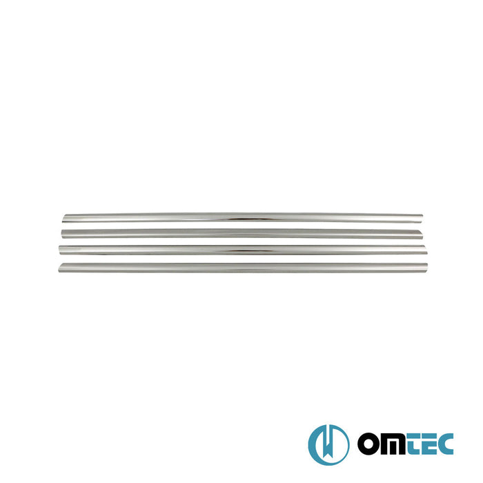 Cam Çıtası 4 Prç. Paslanmaz Çelik (Parlak) - Renault Megane - SW II - (2002 - 2009)