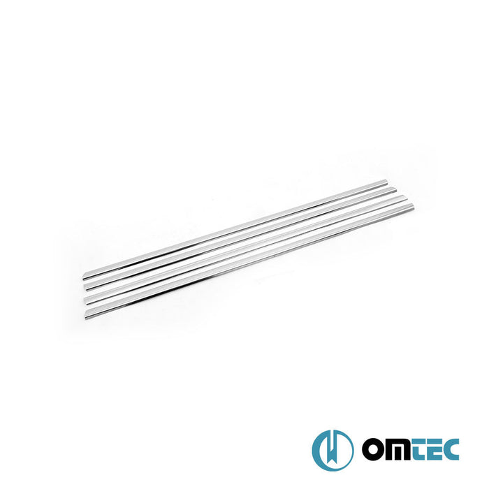 Cam Çıtası 4 Prç. Paslanmaz Çelik (Parlak) - Renault Megane - HB 5D II - (2002 - 2009)