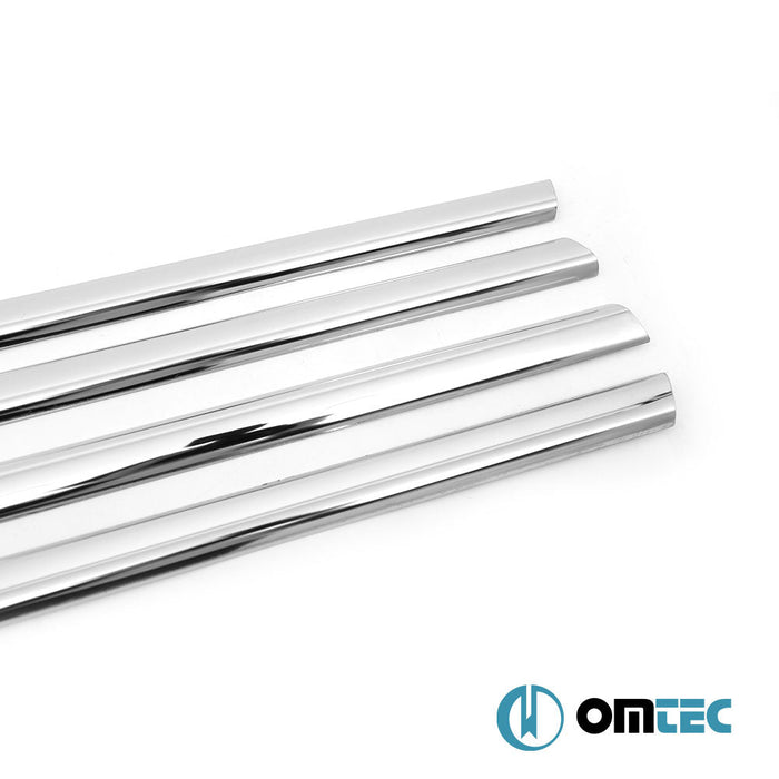 Cam Çıtası 4 Prç. Paslanmaz Çelik (Parlak) - Renault Megane - HB 5D II - (2002 - 2009)