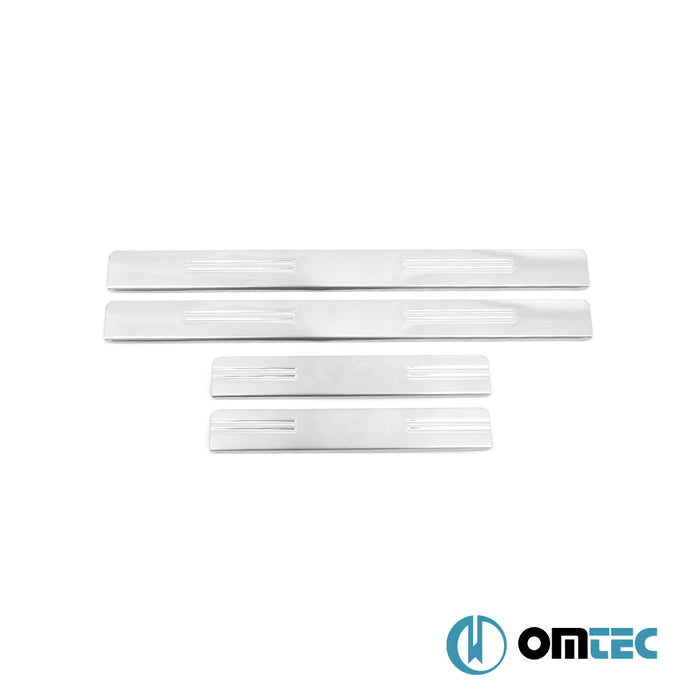 Line Kapı Eşiği 4 Prç. Paslanmaz Çelik (Parlak) - Renault Laguna - SD X91 - (2008 - 2015)