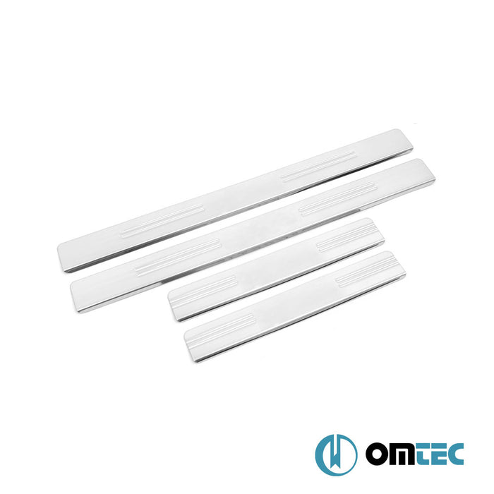 Line Kapı Eşiği 4 Prç. Paslanmaz Çelik (Parlak) - Renault Laguna - SD X91 - (2008 - 2015)