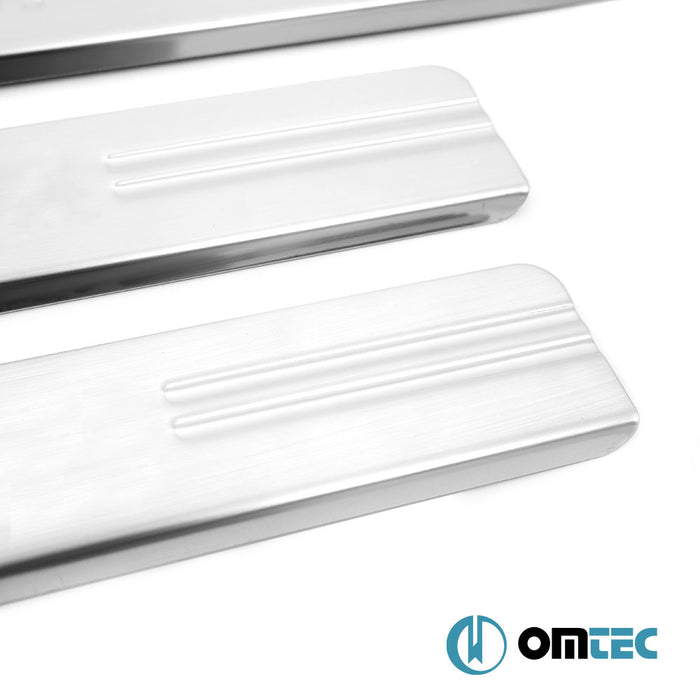 Line Kapı Eşiği 4 Prç. Paslanmaz Çelik (Parlak) - Renault Laguna - SD X91 - (2008 - 2015)