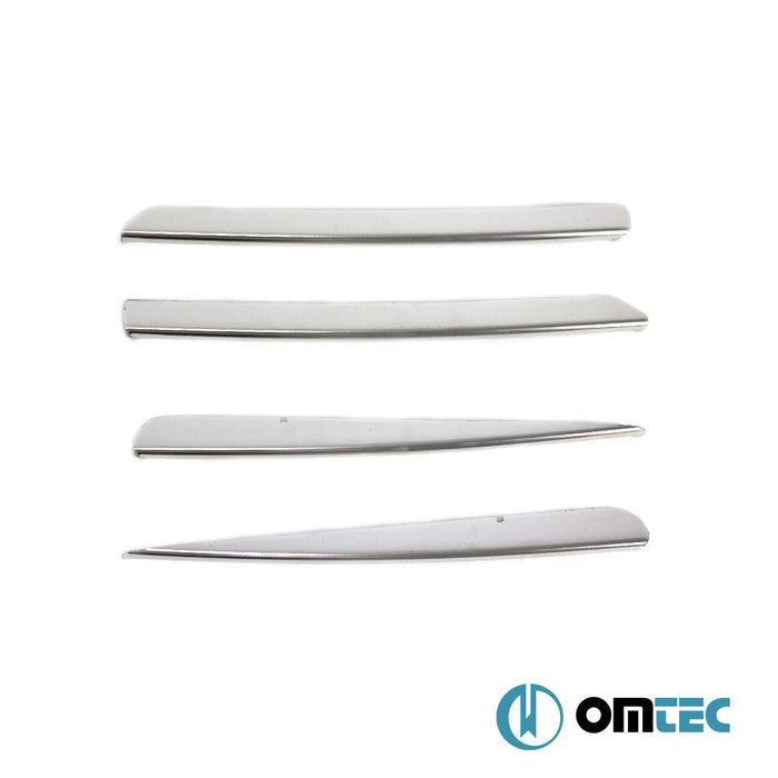 Ön Panjur 4 Prç. P.Çelik (Parlak) - Renault Clio - HB 3D BR - (2006 - 2012)