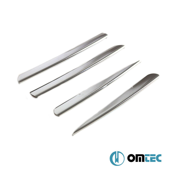 Ön Panjur 4 Prç. P.Çelik (Parlak) - Renault Clio - HB 3D BR - (2006 - 2012)