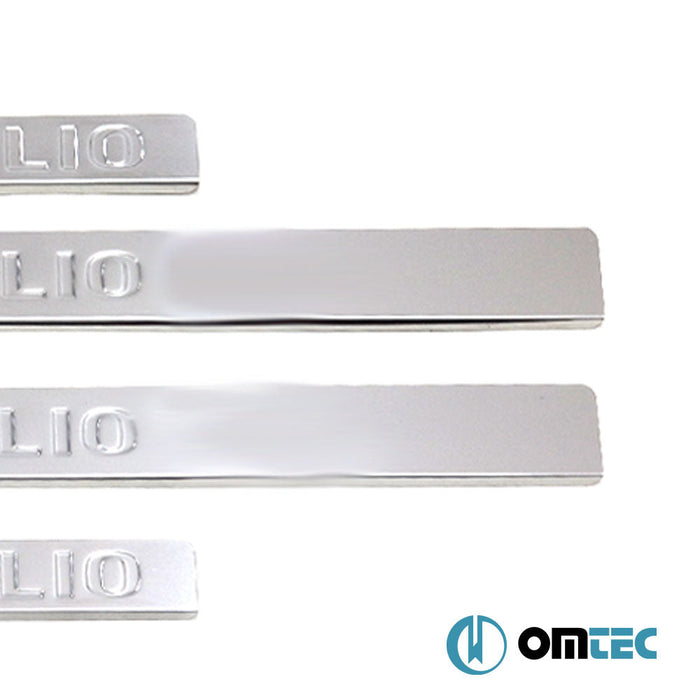 Line Kapı Eşiği 4 Prç. Paslanmaz Çelik (Parlak) - Renault Clio - SW BR - (2006 - 2012)