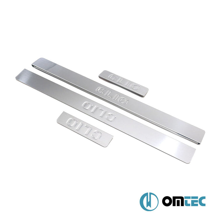 Line Kapı Eşiği 4 Prç. Paslanmaz Çelik (Parlak) - Renault Clio - HB 5D BR - (2006 - 2012)