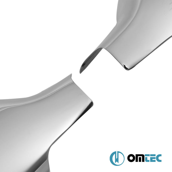 Ayna Kapağı 2 Prç. Paslanmaz Çelik (Parlak) - Renault Clio - SW BR - (2006 - 2012)