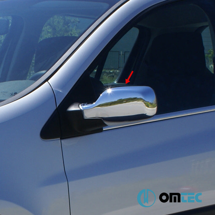 Ayna Kapağı 2 Prç. Paslanmaz Çelik (Parlak) - Renault Clio - HB 3D BR - (2006 - 2012)