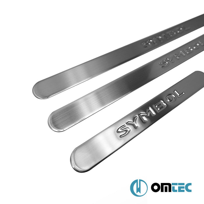 Line Kapı Eşiği 4 Prç. Paslanmaz Çelik (Parlak) - Renault Symbol - SD II - (2009 - 2013)