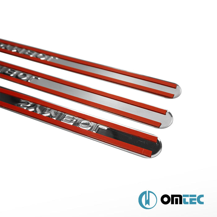 Line Kapı Eşiği 4 Prç. Paslanmaz Çelik (Parlak) - Renault Symbol - SD II - (2009 - 2013)