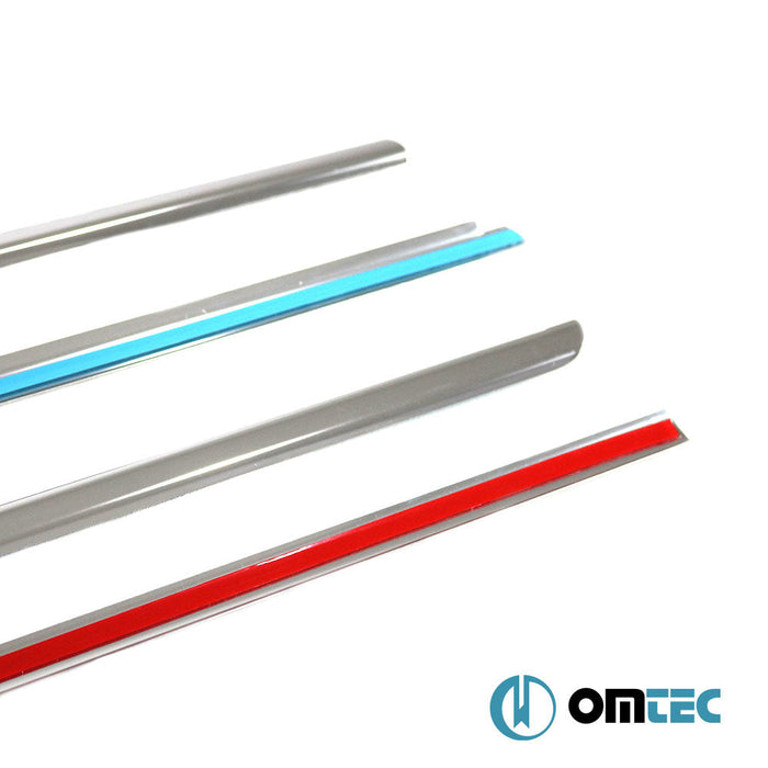 Cam Çıtası 4 Prç. Paslanmaz Çelik (Parlak) - Renault Symbol - SD II - (2009 - 2013)