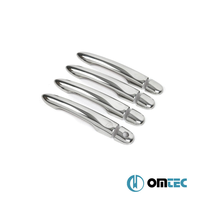 Kapı Kolu 4 Kapı 8 Prç. (H1) Paslanmaz Çelik (Parlak) - Renault Fluence - SD I - (2010 - 2015)