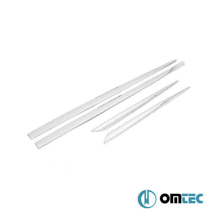 Yan Kapı Çıtası 4 Prç. Paslanmaz Çelik (Parlak) - Renault Megane - SW III FL - (2012 - 2016)