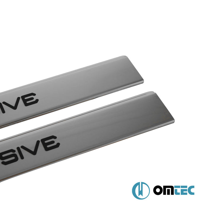 Exclusive Kapı Eşiği 2 Prç. Paslanmaz Çelik (Parlak) - Renault Fluence - SD I - (2010 - 2015)