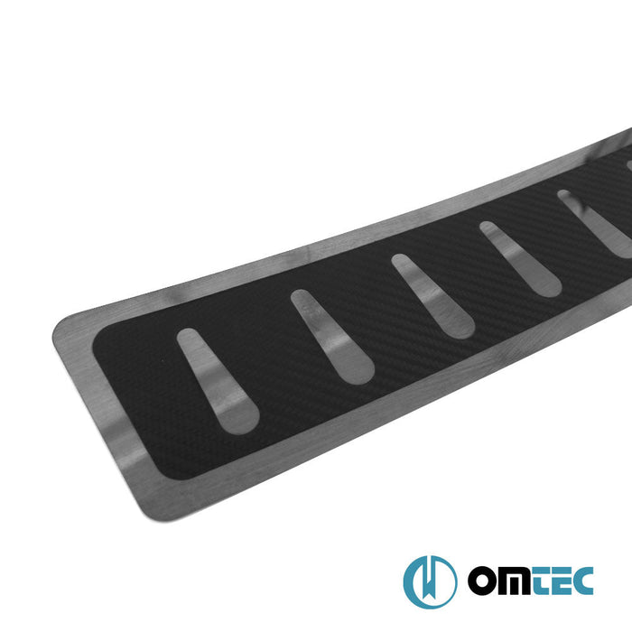 Karbon Folyolu Arka Tampon Eşiği Paslanmaz Çelik - Renault Fluence - SD I PRE - FL - (2010 - 2013)