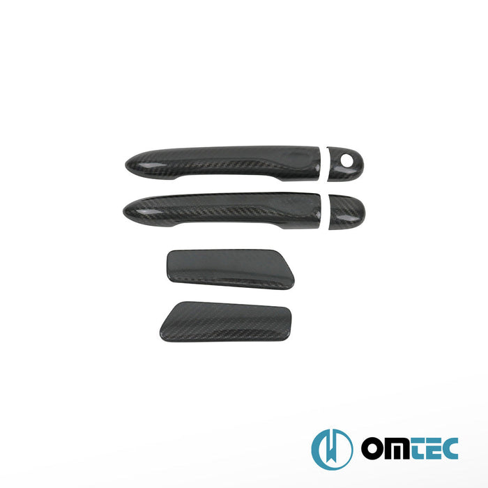 Kapı Kolu 4 Kapı 6 Prç. (H1) (Karbon) - Renault Clio - HB 5D BH - (2012 - 2018)