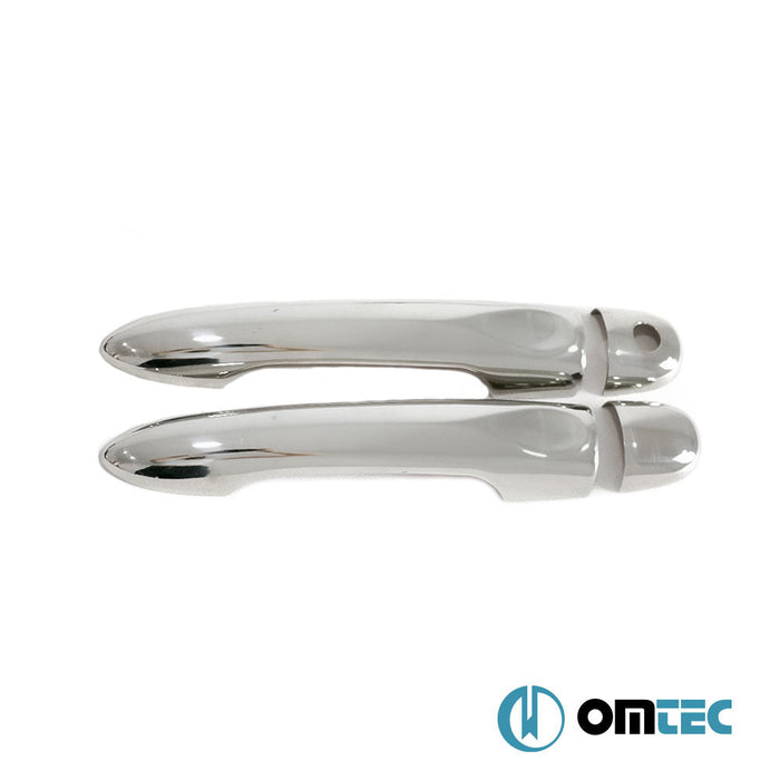 Kapı Kolu 2 Kapı 2 Prç. (S1) Paslanmaz Çelik (Parlak) (Keyless) - Renault Megane - HB 3D III - (2009 - 2016)