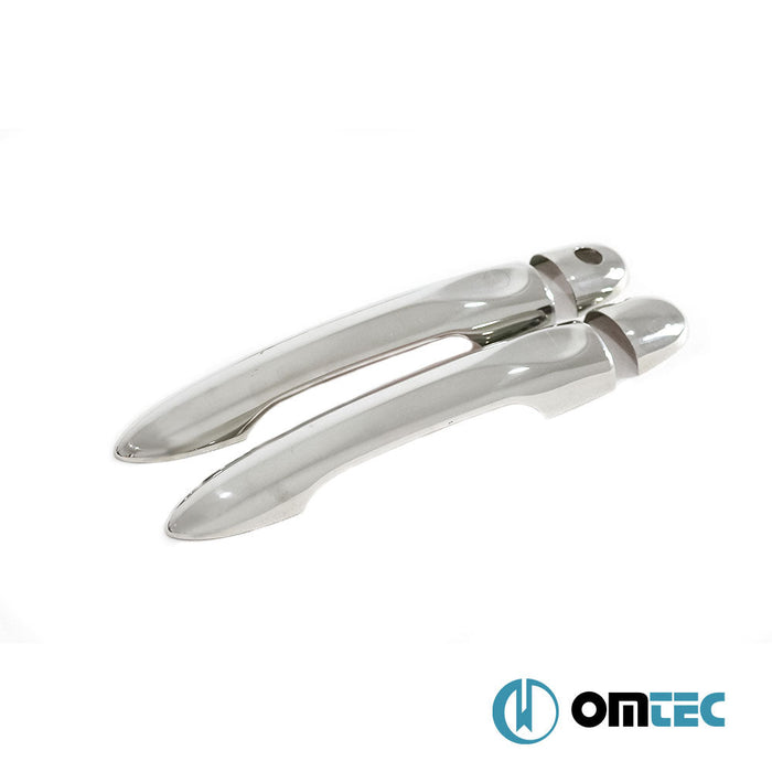 Kapı Kolu 2 Kapı 2 Prç. (S1) Paslanmaz Çelik (Parlak) (Keyless) - Renault Megane - CV III - (2009 - 2016)