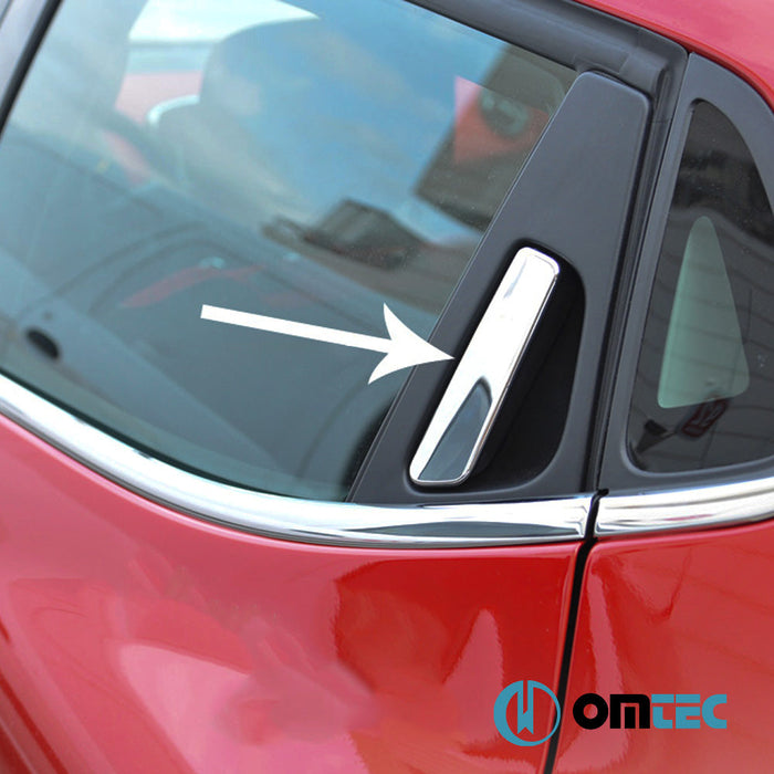 Arka Kapı Kolu 2 Prç. Paslanmaz Çelik (Parlak) - Renault Clio - HB 5D BH - (2012 - 2018)