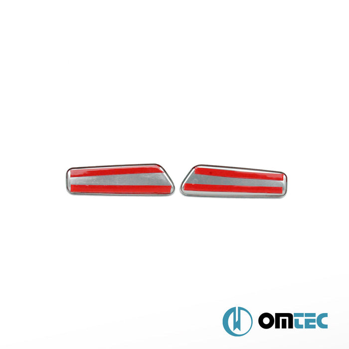 Arka Kapı Kolu 2 Prç. Paslanmaz Çelik (Parlak) - Renault Clio - HB 5D BH - (2012 - 2018)