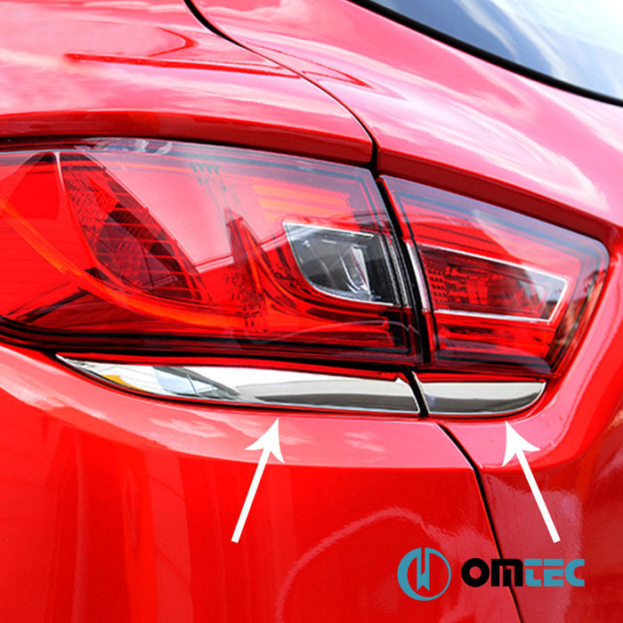 Stop Alt Çıtası 4 Prç. Paslanmaz (Parlak) - Renault Clio - HB 5D BH - (2012 - 2018)