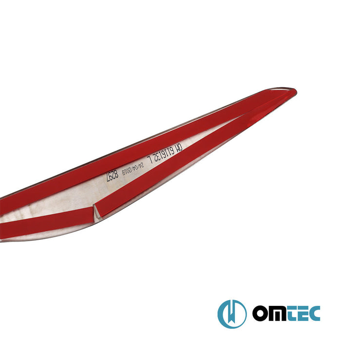 Yan Kapı Çıtası (Formlu) 4 Prç. Paslanmaz Çelik (Siyah) - Renault Clio - HB 5D BH - (2012 - 2018)