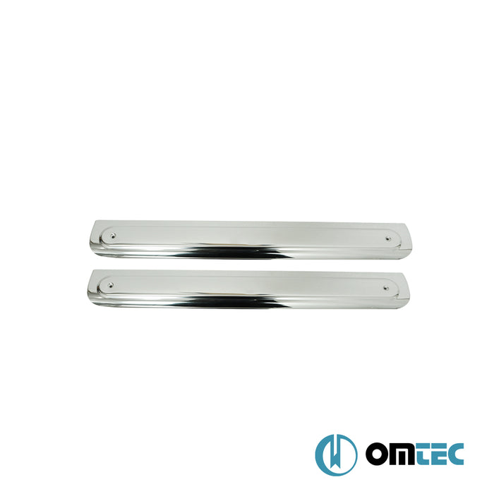 Line Kapı Eşiği 2 Prç. Paslanmaz Çelik - Renault Kangoo - MVN KC FL - (2004 - 2007)