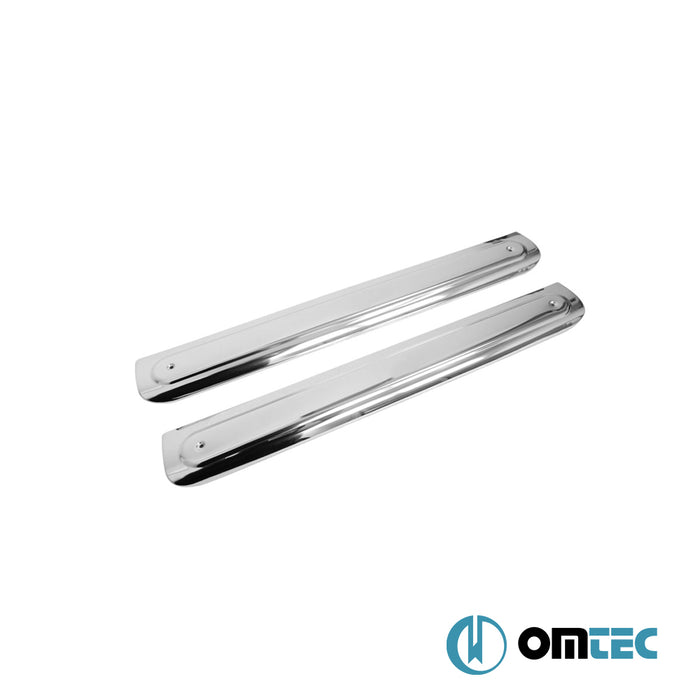 Line Kapı Eşiği 2 Prç. Paslanmaz Çelik - Renault Kangoo - MVN KC FL - (2004 - 2007)