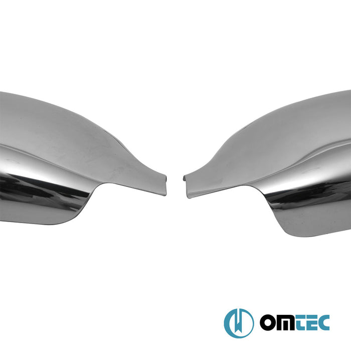 Ayna Kapağı 2 Prç. Paslanmaz Çelik (Parlak) - Renault Kangoo - MVN KC FL - (2004 - 2007)