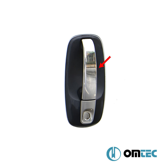 Kapı Kolu 4 Kapı 8 Prç. (H1) Paslanmaz Çelik (Parlak) - Renault Trafic - VAN X83 - (2001 - 2014)