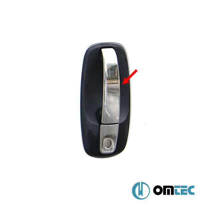 Kapı Kolu 3 Kapı 6 Prç. (H1) Paslanmaz Çelik (Parlak) - Opel Vivaro - VAN X83 - (2001 - 2014)