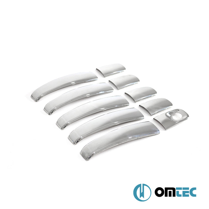 Kapı Kolu 5 Kapı 10 Prç. (H1) Paslanmaz Çelik (Parlak) - Nissan Primastar - VAN X83 - (2001 - 2014)