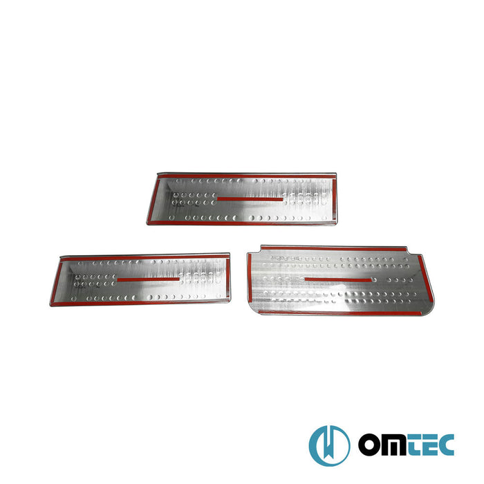 Norm Kapı Eşiği 3 Prç. Paslanmaz Çelik (Parlak) - Opel Vivaro - VAN X82 - (2014 - 2019)