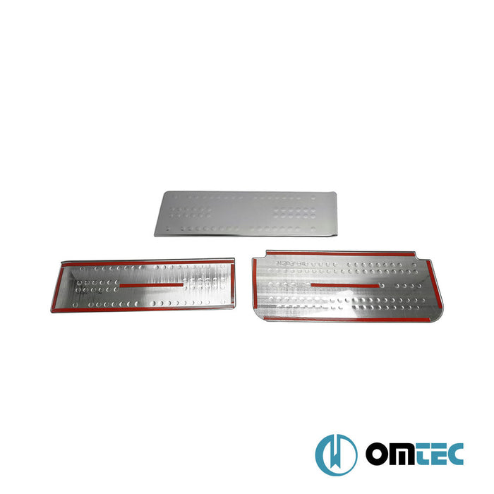 Norm Kapı Eşiği 3 Prç. Paslanmaz Çelik (Parlak) - Renault Trafic - VAN X82 - (2014 - )