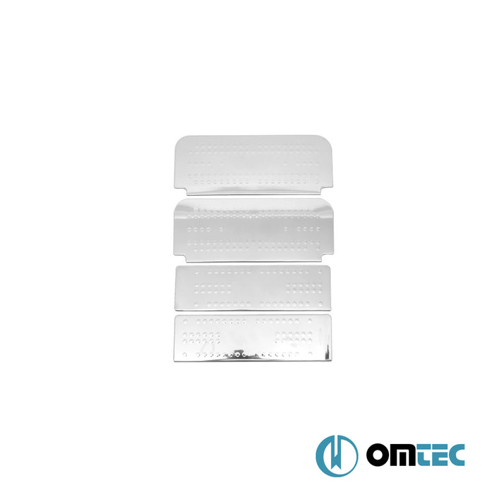 Line Kapı Eşiği 4 Prç. Paslanmaz Çelik (Parlak) - Renault Trafic - VAN X83 - (2001 - 2014)