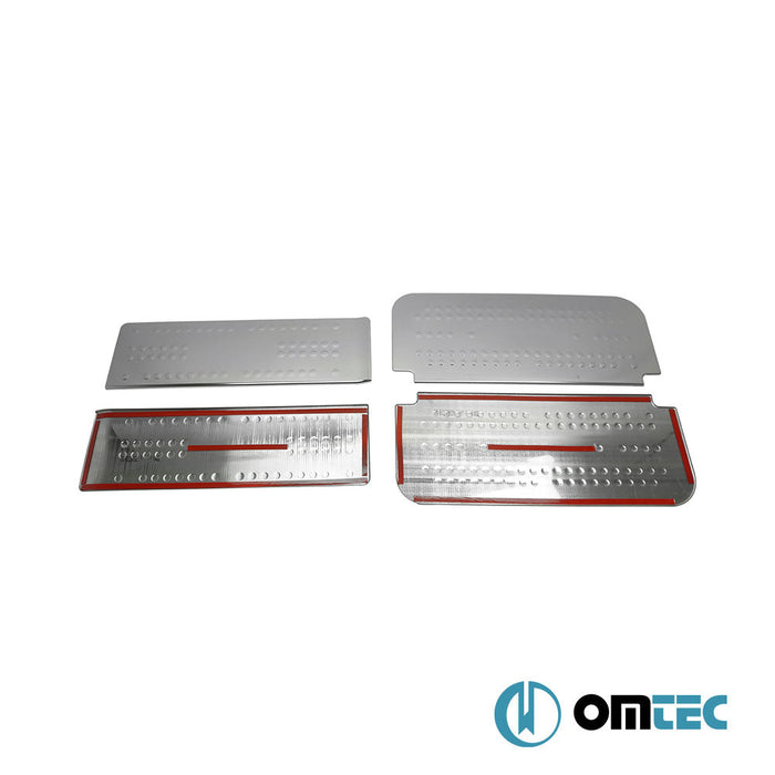 Norm Kapı Eşiği 3 Prç. Paslanmaz Çelik (Parlak) - Nissan Primastar - VAN X83 - (2001 - 2014)