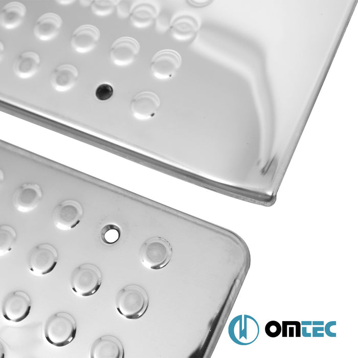 Line Kapı Eşiği 2 Prç. Paslanmaz Çelik (Parlak) - Renault Trafic - VAN X83 - (2001 - 2014)