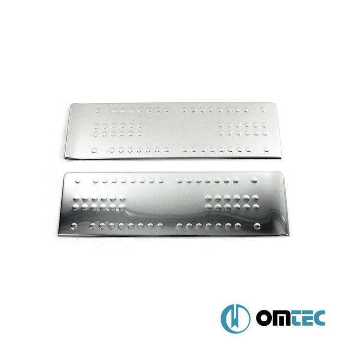 Norm Kapı Eşiği 2 Prç. Paslanmaz Çelik (Parlak) - Renault Trafic - VAN X83 - (2001 - 2014)