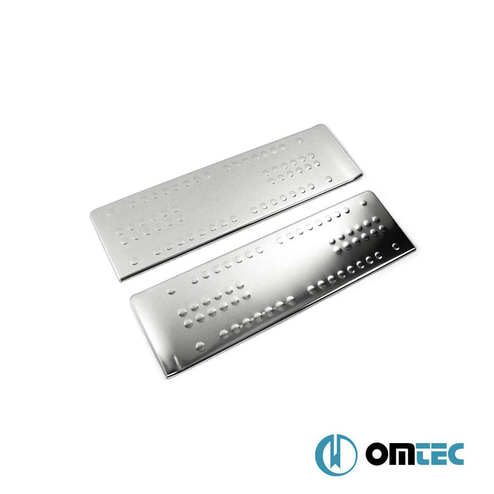 Norm Kapı Eşiği 2 Prç. Paslanmaz Çelik (Parlak) - Renault Trafic - VAN X83 - (2001 - 2014)