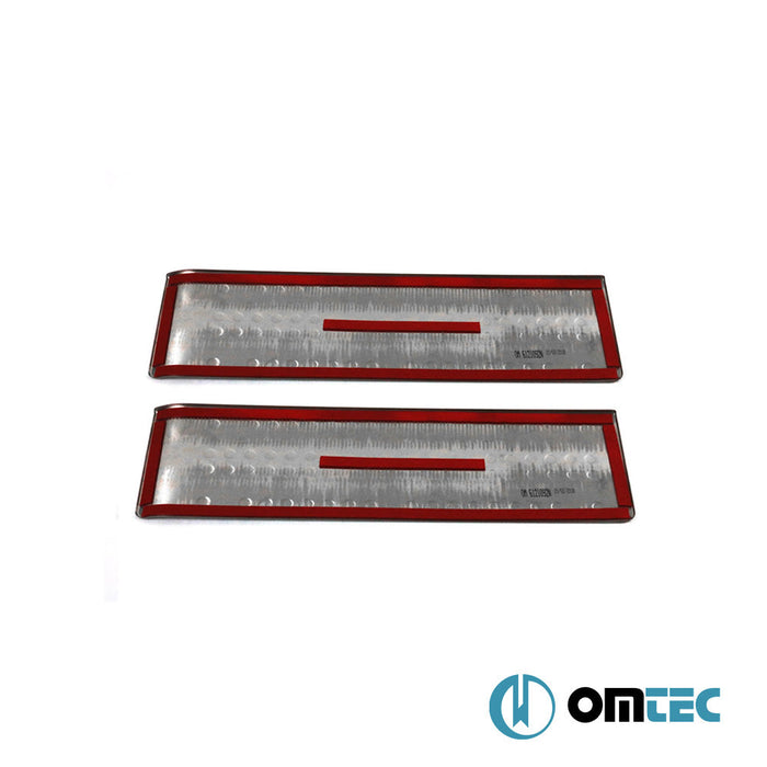 Norm Kapı Eşiği 2 Prç. Paslanmaz Çelik (Parlak) - Renault Trafic - VAN X83 - (2001 - 2014)