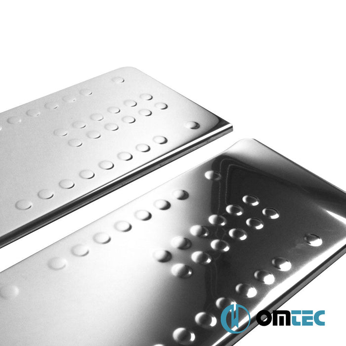 Norm Kapı Eşiği 2 Prç. Paslanmaz Çelik (Parlak) - Opel Vivaro - VAN X83 - (2001 - 2014)