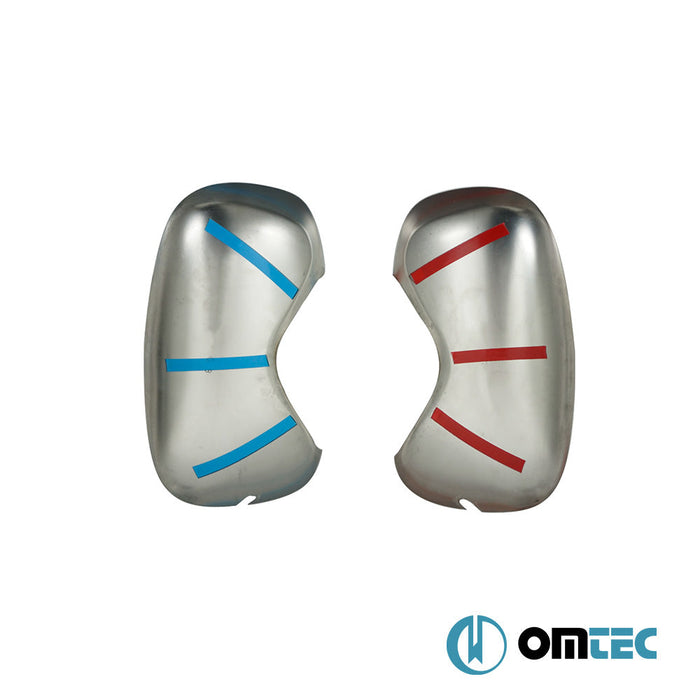 Ayna Kapağı 2 Prç. Paslanmaz Çelik (Parlak) - Opel Vivaro - VAN X83 - (2001 - 2014)