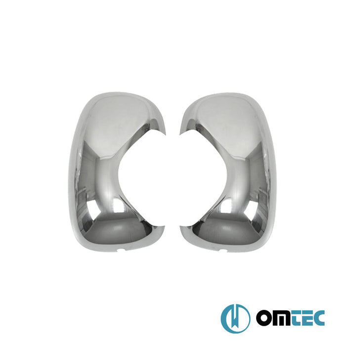 Ayna Kapağı 2 Prç. Paslanmaz Çelik (Parlak) - Renault Trafic - VAN X83 - (2001 - 2014)